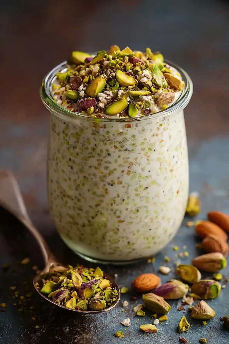 Healthy Pistachio Overnight Oats Recipe (Easy Meal Prep Breakfast)