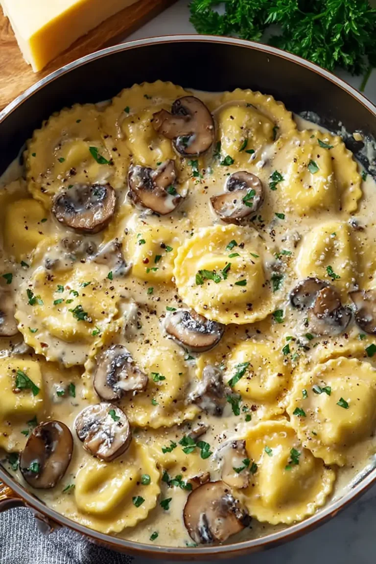 Delicious Creamy Mushroom Ravioli Sauce Recipe for Homemade Comfort