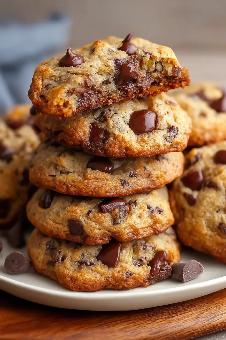 Irresistible Chewy Banana Bread Chocolate Chip Cookies Recipe